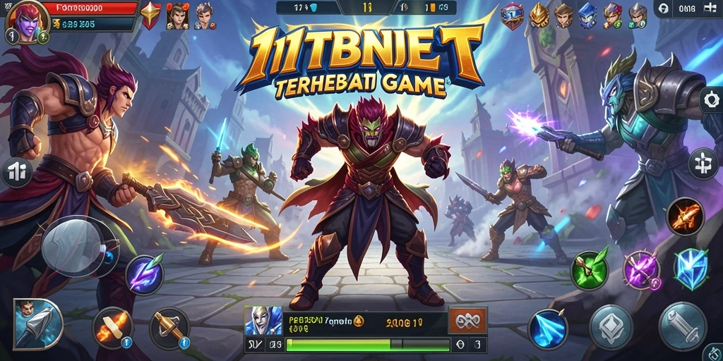 Gameplay 11TBET yang penuh aksi dan pertarungan seru.