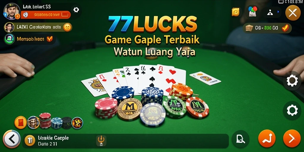 Tampilan gameplay seru dan interaktif dari 77LUCKS.