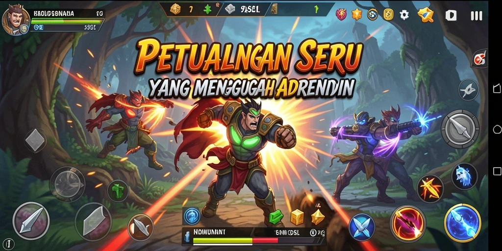 Tampilan menarik dari gameplay petualangan di 9SL yang penuh tantangan.