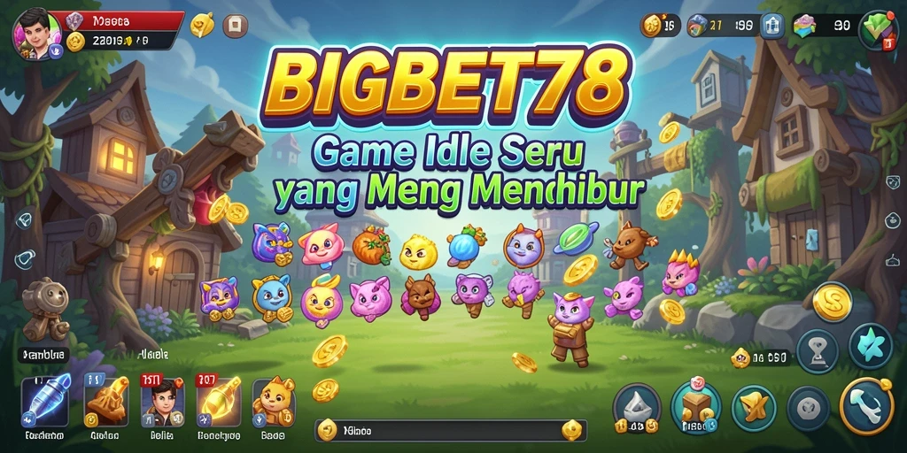 Tampilan screenshot BIGBET78 menampilkan karakter dalam aksi gameplay Idle yang seru.