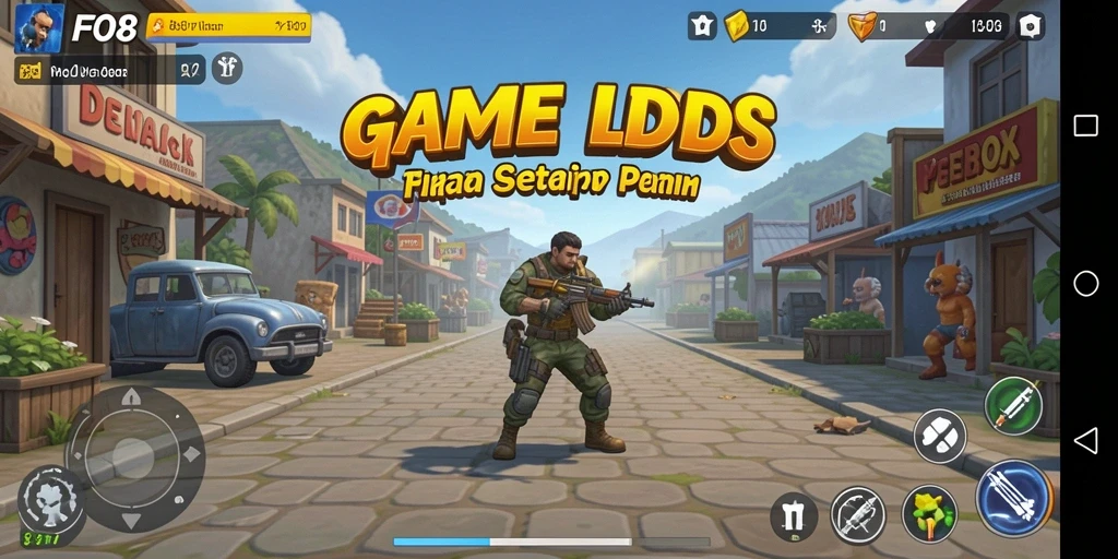 Tampilan gameplay <strong>FO8</strong> yang menarik dan penuh warna.