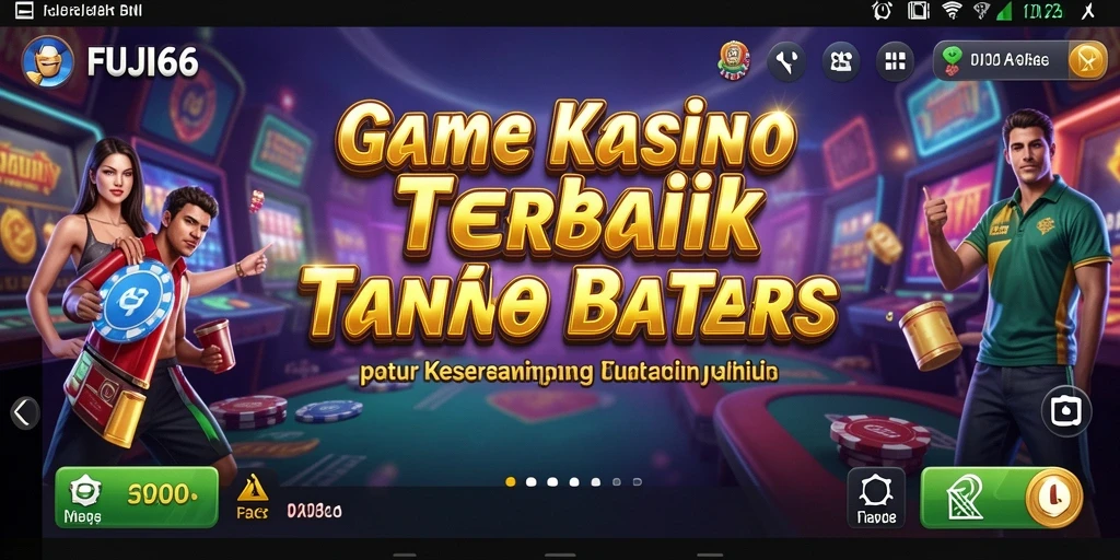 Tampilan utama gameplay FUJI66 dengan berbagai permainan Kasino yang menarik.