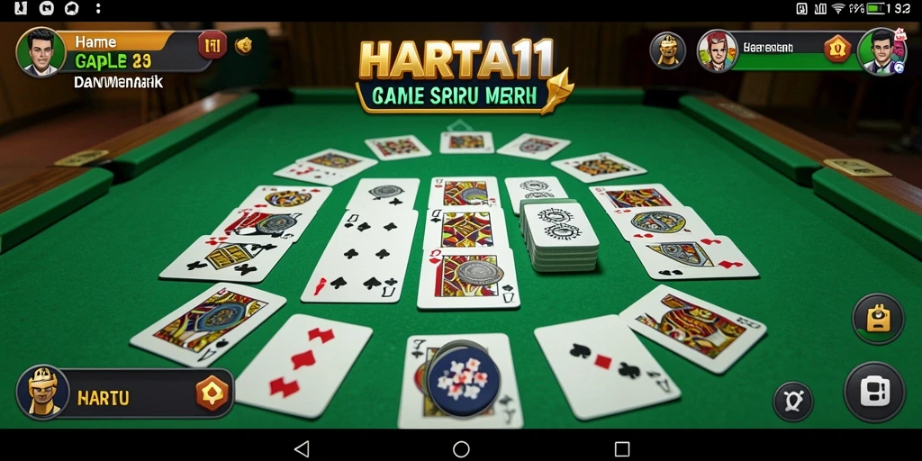 Tampilan gameplay HARTA11 yang menyenangkan dan seru.