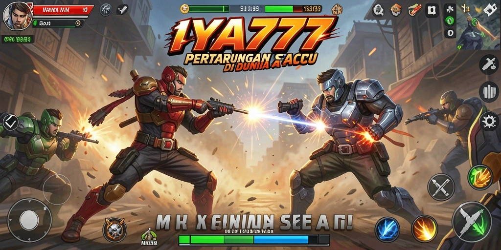 Tampilan seru dari gameplay IYA777 yang menampilkan aksi bertarung.