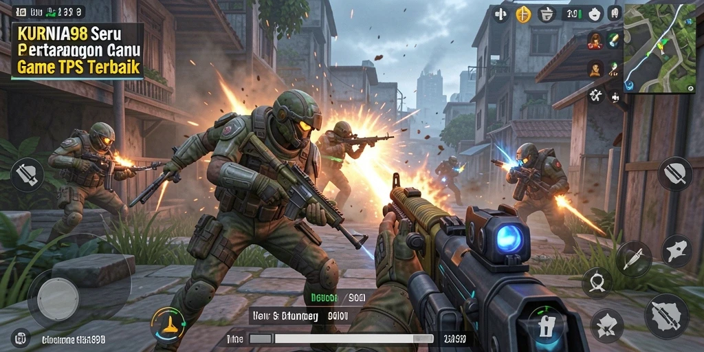 Tampilan gameplay seru dan menegangkan dalam KURNIA898.