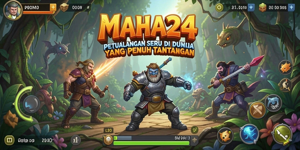 Gameplay seru dan menantang di <strong>MAHA24</strong>