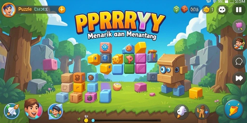 Tampilan gameplay menarik dari PPRRYY yang menantang.