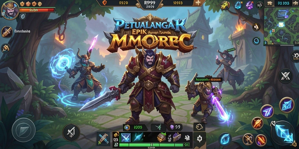 Gameplay mendebarkan dalam dunia fantastis RR999.