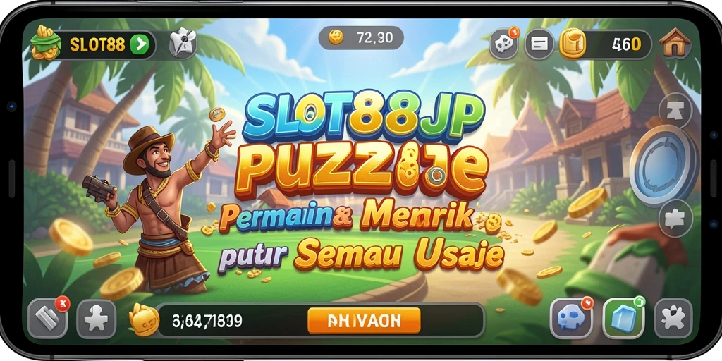 Screenshot gameplay SLOT88JP menunjukkan berbagai puzzle yang menarik.